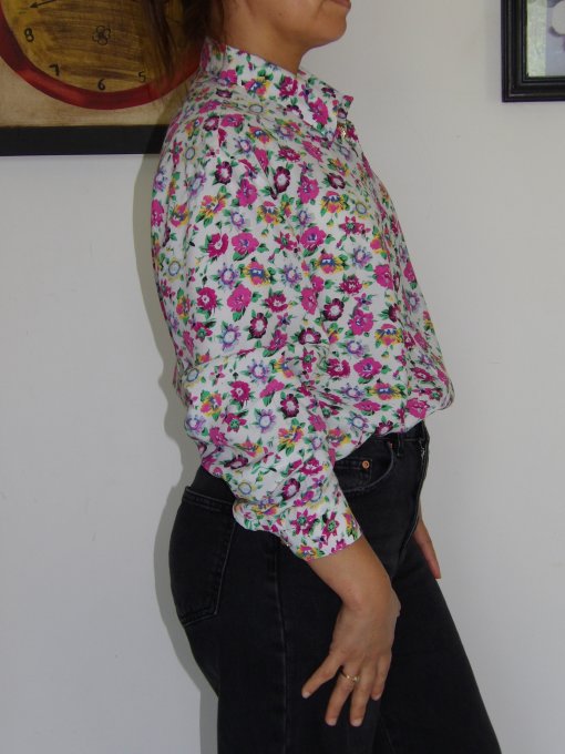 chemise fleurie des années 90's