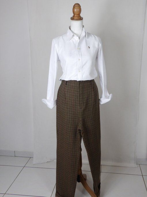 pantalon en laine Ralph Lauren