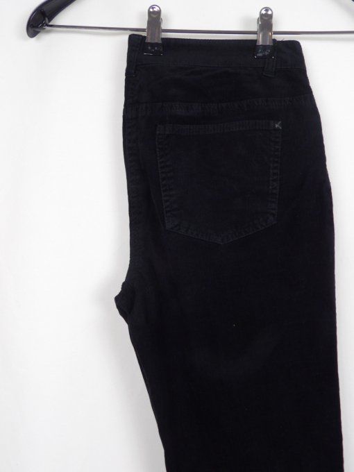 pantalon noire vintage en cotton 