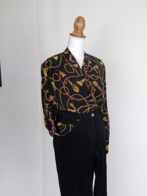 chemise en soie des annees 70's