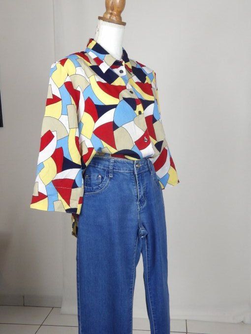 Chemisier vintage années 80's 