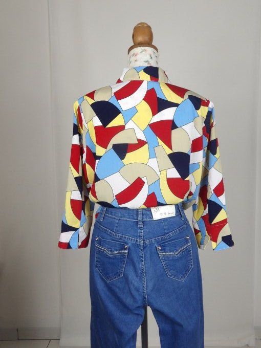 Chemisier vintage années 80's 