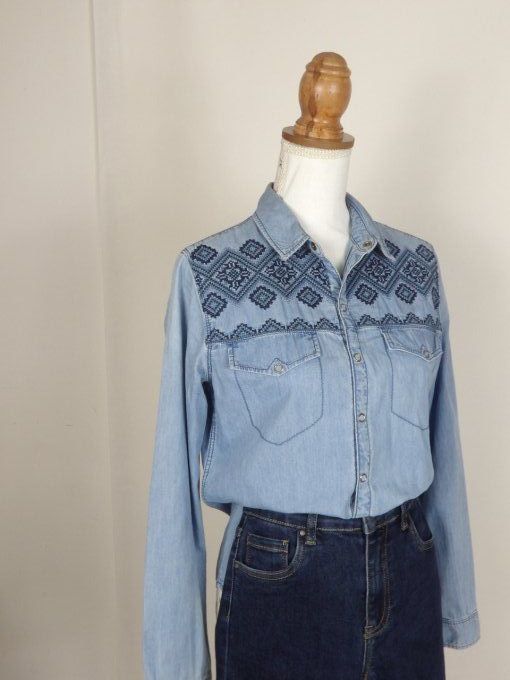 Chemise en jean vintage 