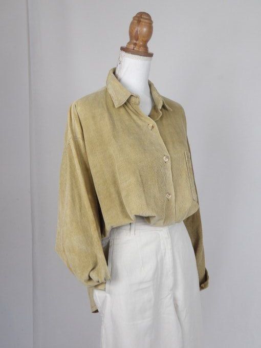 chemise côtelé vintage années 80's