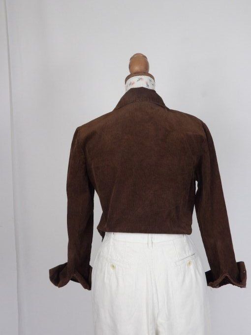 chemise côtelé vintage années 80's
