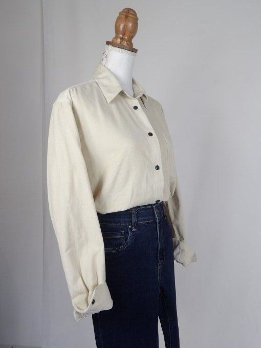 chemise côtelé vintage années 80's