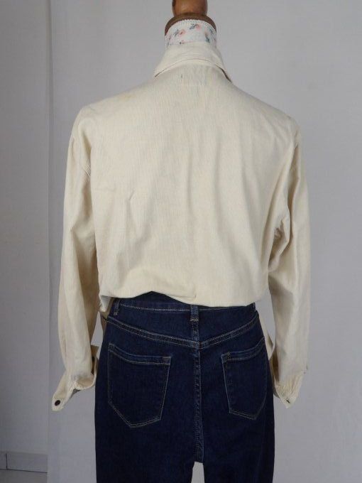 chemise côtelé vintage années 80's