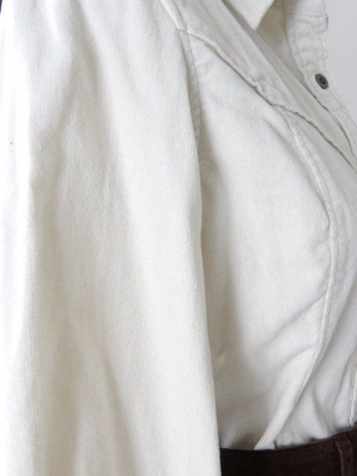 chemise côtelé vintage années 80's