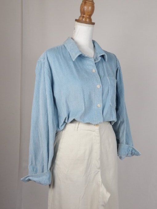 chemise côtelé vintage années 80's