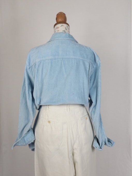 chemise côtelé vintage années 80's