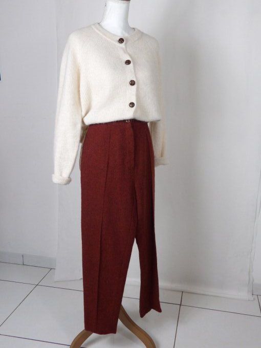 Pantalon en laine années 80's