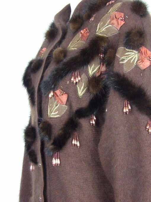 cardigan style veste années 70's 