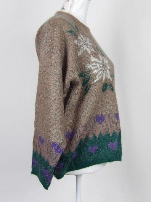 pullover en mohair années 90's 